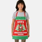 Custom Niece's Weihnachtsgeschenk Schürze (Insitu)