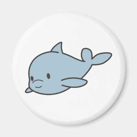 Custom Niedlich Baby Dolphin Cartoon Magnet (Vorne)