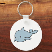 Custom Niedlich Baby Dolphin Cartoon Schlüsselanhänger (Vorderseite)