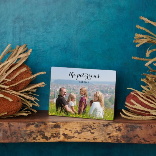 Custom Niedlich Beautiful Lächeln Familie Foto Uni Fotoplatte (Seite)