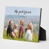 Custom Niedlich Beautiful Lächeln Familie Foto Uni Fotoplatte (Seite)