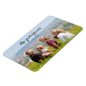 Custom Niedlich Beautiful Lächeln Familie Foto Uni Magnet (Linke Seite)