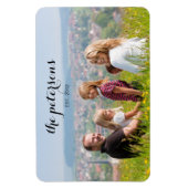 Custom Niedlich Beautiful Lächeln Familie Foto Uni Magnet (Vertikal)