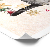 Custom Niedlich Cat Foliage Funny Christmas Zitat Poster (Ecke)