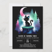 Custom Niedlich Cat Geburtstag Einladung (Vorderseite)