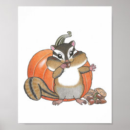 Custom Niedlich Chipmunk Animal Kinderzimmer Poste Poster