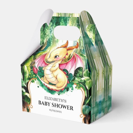Custom Niedlich Dragon Baby Dusche Geschenkschachtel