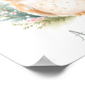 Custom Niedlich Elegange Owl Woodland Animal Kinde Poster (Ecke)