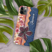 Custom Niedlich Elegante Sommer Flora Art Collecti Case-Mate iPhone Hülle