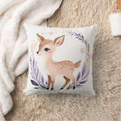 Custom Niedlich Fawn Kinderzimmer Pillow Boho Desi Kissen (Decke)