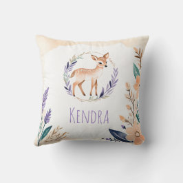 Custom Niedlich Fawn Kinderzimmer Pillow Boho Desi Kissen