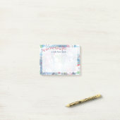 Custom Niedlich Fun Funny Holiday Snowmen Muster Post-it Klebezettel (Auf Schreibtisch)