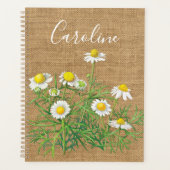 Custom Niedlich Fun Vintag Chamomile Blume Planer (Vorderseite)