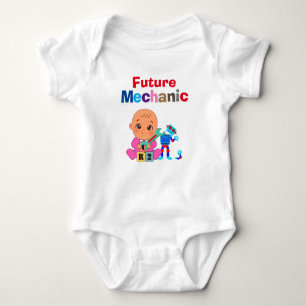 Custom Niedlich Funny Baby Future Chemist Genius Baby Strampler