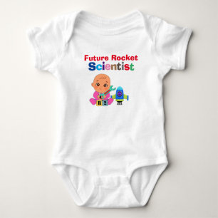Custom Niedlich Funny Baby Future Rocket Scientist Strampler