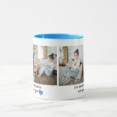 Custom Niedlich Girl Foto Collage Coffee Tasse (Zentrum)