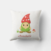 Custom Niedlich Gnome Mushroom Kinderzimmer Kinder Kissen (Rückseite)