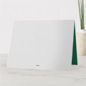 Custom Niedlich Grey Kitty Foto Purr-fect Weihnach Karte (Rückseite)