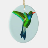 Custom Niedlich Hummingbird Foto Ornament (Rechts)