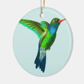 Custom Niedlich Hummingbird Foto Ornament (Links)