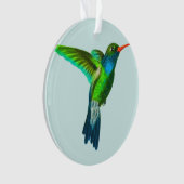 Custom Niedlich Hummingbird Foto Ornament (Vorderseite)