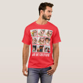 Custom Niedlich I Liebe meiner Freundin 9 Foto Col T-Shirt (Vorne ganz)