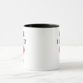Custom Niedlich ich einfach Liebe Sie und Red Hear Tasse (Zentrum)
