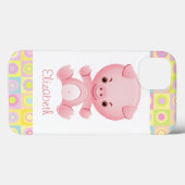 Custom Niedlich Kawaii Pink Pig Case-Mate iPhone Hülle (Rückseite (Horizontal))