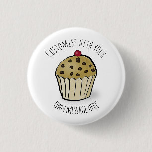 Custom Niedlich Mini Muffin Button