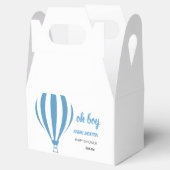 Custom Niedlich Oh Boy Hot Air Ballon Babydusche Geschenkschachtel (Geöffnet)