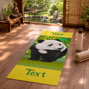 Custom Niedlich Panda Bear Kawaii Animal Lover Ges Yogamatte