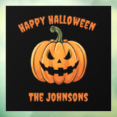 Custom Niedlich & Spooky Pumpkin glücklich Hallowe Fensteraufkleber (Blatt 3)