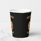 Custom Niedlich Spooky Pumpkin glücklich Halloween Pappbecher (Rechts)