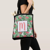 Custom Niedlich Tropical Pink Flamingo Kunst, Dich Tasche (Von Nahem)
