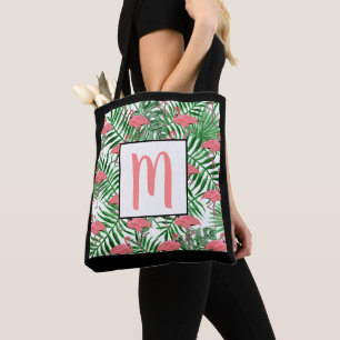 Custom Niedlich Tropical Pink Flamingo Kunst, Dich Tasche
