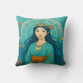 Custom Niedlich Whismusical Japanisch Meerjungfrau Kissen
