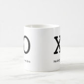 Custom Niedlich XO Hugs & Kisses Kaffeetasse (Mittel)