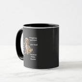 CUSTOM Niedliche Anatomie eines Cockapoo-Hundefreu Tasse (Vorderseite Links)