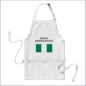 Custom Nigerian Flag White and Green Schürze