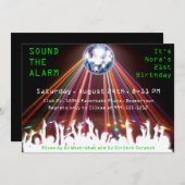 Custom Nightclub Geburtstagsparty - Einladungen (Vorne/Hinten)