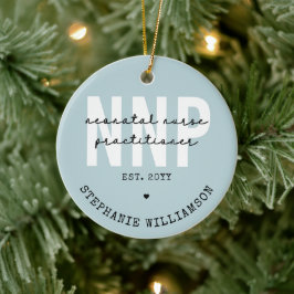 Custom NNP Neonatal Nurse Practitioner Keramik Ornament