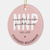 Custom NNP Neonatal Nurse Practitioner Keramik Ornament (Links)