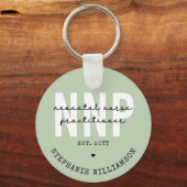 Custom NNP Neonatal Nurse Practitioner Schlüsselanhänger (Rückseite)