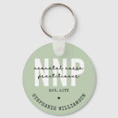 Custom NNP Neonatal Nurse Practitioner Schlüsselanhänger (Rückseite)
