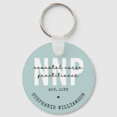 Custom NNP Neonatal Nurse Practitioner Schlüsselanhänger (Rückseite)