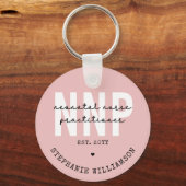 Custom NNP Neonatal Nurse Practitioner Schlüsselanhänger (Rückseite)