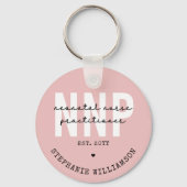 Custom NNP Neonatal Nurse Practitioner Schlüsselanhänger (Rückseite)