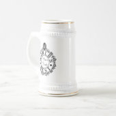 Custom No.1 Worlds Best . . (Ihr Text) Bierglas (Vorderseite Links)