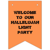 Custom NO HOCUS POCUS Christlich Halloween Wimpelkette (Zweite Fahne)