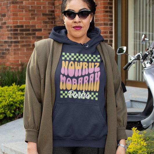 Custom Norooz Mobarak iranische Neujahrsfamilie Hoodie